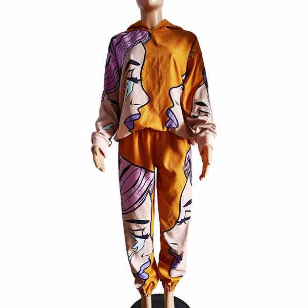 womens tracksuits european and american fashion printing two piece set women sports and leisure hooded suit 3 styles size s-2xl, Gray
womens tracksuits european and american fashion printing two piece set women sports and leisure hooded suit 3 styles size s-2xl, Gray