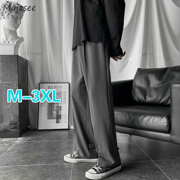 men casual pants plus size 3xl solid retro loose straight trousers male all-match ins chic korean style streetwear daily trendy, Black
men casual pants plus size 3xl solid retro loose straight trousers male all-match ins chic korean style streetwear daily trendy, Black