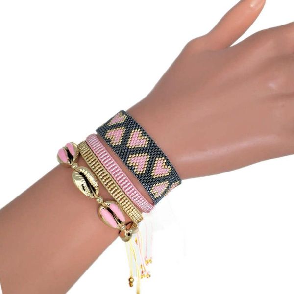 joye women jewelry heart bracelet shell miyuki bracelet pulseras mujer 2020 crystal tassel bracelets gold stainless steel insta, Golden;silver
joye women jewelry heart bracelet shell miyuki bracelet pulseras mujer 2020 crystal tassel bracelets gold stainless steel insta, Golden;silver