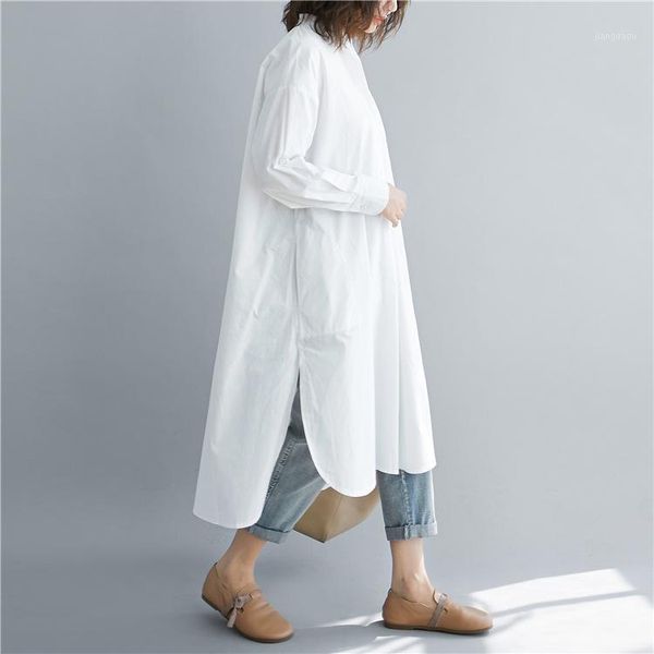 omikron new fashion women large size blouse autumn casual white long sleeve shirt irregular split hem blouses button loose 1
omikron new fashion women large size blouse autumn casual white long sleeve shirt irregular split hem blouses button loose 1