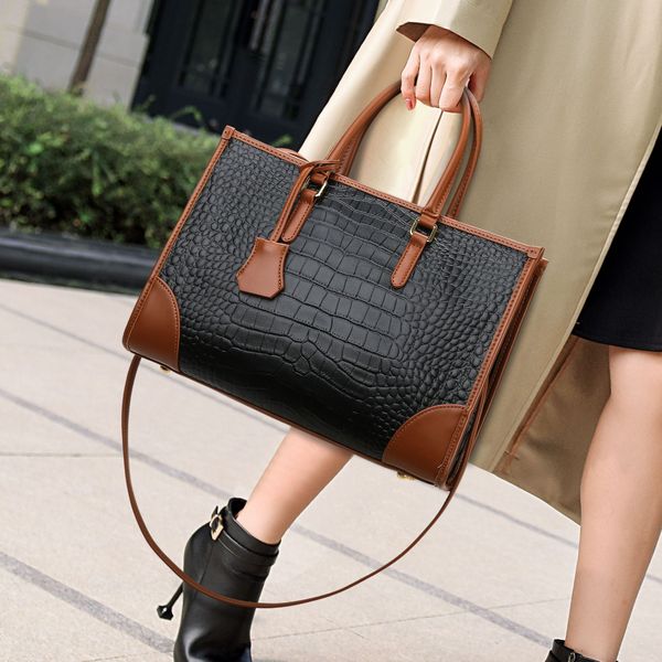 european and american elegant crocodile pattern design womens handbag autumn and winter simplicity contrast color shoulder bag womens foreig
european and american elegant crocodile pattern design womens handbag autumn and winter simplicity contrast color shoulder bag womens foreig