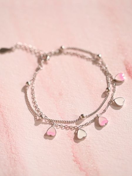 kbuqq pink sterling peach blossom drop glaze bracelet petals cherry bdhmo girl style s925 gradient silver bracelet double layer girl blossom, Golden;silver
kbuqq pink sterling peach blossom drop glaze bracelet petals cherry bdhmo girl style s925 gradient silver bracelet double layer girl blossom, Golden;silver