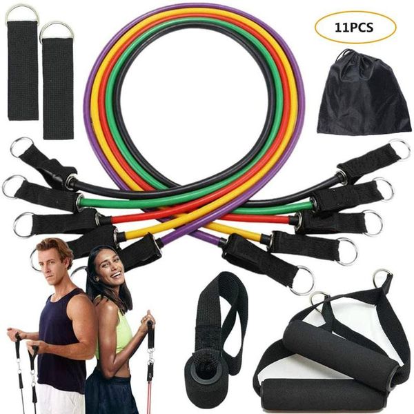 11pcs latex resistance bands crossfit training exercise yoga tubes pull rope rubber expander elastic bands fitness with bag
11pcs latex resistance bands crossfit training exercise yoga tubes pull rope rubber expander elastic bands fitness with bag