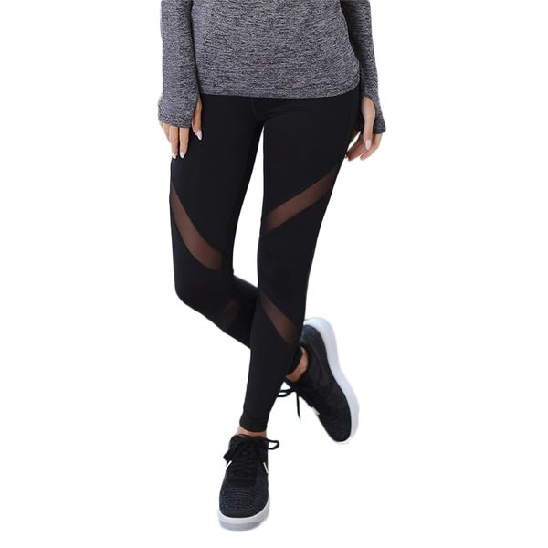 women casual leggings fitness yoga jeggings new arrival ladies elastic waist color pants block mesh insert leggings y200529, Black
women casual leggings fitness yoga jeggings new arrival ladies elastic waist color pants block mesh insert leggings y200529, Black
