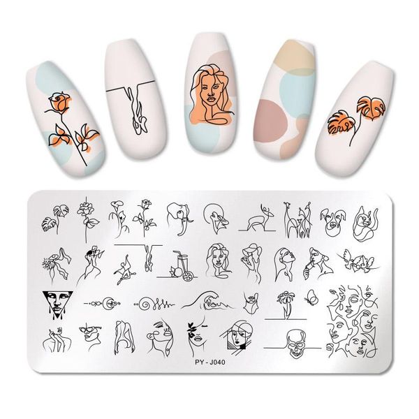 nail stamping plates line pictures nail art plate stainless steel design stamp template for printing stencil tools, White
nail stamping plates line pictures nail art plate stainless steel design stamp template for printing stencil tools, White