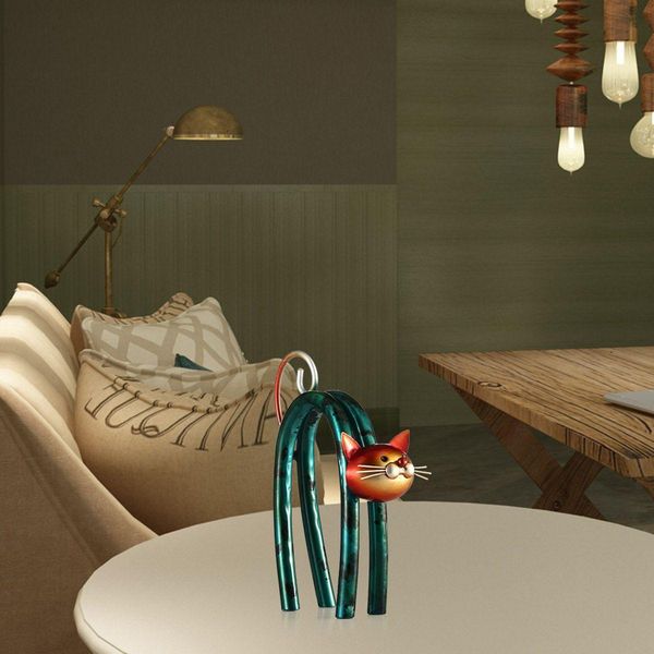 spring cat shape metal sculpture iron modern sculpture home decoration ornament gift
spring cat shape metal sculpture iron modern sculpture home decoration ornament gift