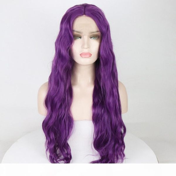 purple synthetic lace wig heat resistant fiber hair middle part light wavy dark purple lace front synthetic wigs for women, Black;brown
purple synthetic lace wig heat resistant fiber hair middle part light wavy dark purple lace front synthetic wigs for women, Black;brown