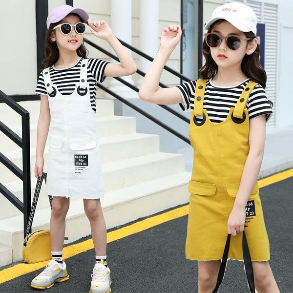 2pcs teens big girls jumpsuit spring fall denim overalls cowboy skirt kids dungarees kids clothes candy bib pants clothing set1, White
2pcs teens big girls jumpsuit spring fall denim overalls cowboy skirt kids dungarees kids clothes candy bib pants clothing set1, White