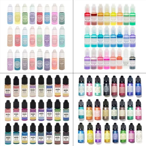 24 pcs 10ml crystal epoxy pigment uv resin coloring dye handmade diy jewelry making art crafts liquid colorant dropship q1106
24 pcs 10ml crystal epoxy pigment uv resin coloring dye handmade diy jewelry making art crafts liquid colorant dropship q1106