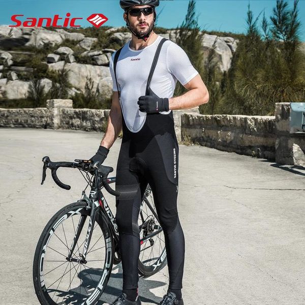 racing pants santic winter bike bib men cushion padding cycling mtb road long trousers thermal warm fleece full pant wear, Black;blue
racing pants santic winter bike bib men cushion padding cycling mtb road long trousers thermal warm fleece full pant wear, Black;blue