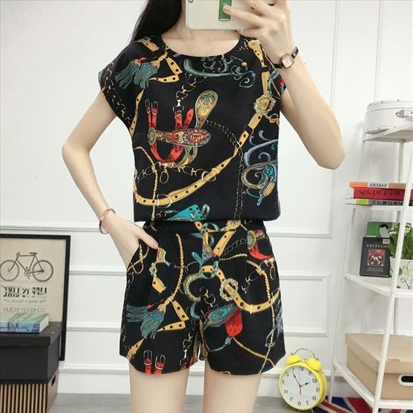 fashion women summer split 2 piece womens chiffon round neck short sleeve fashion drawstring print short a3, Gray
fashion women summer split 2 piece womens chiffon round neck short sleeve fashion drawstring print short a3, Gray
