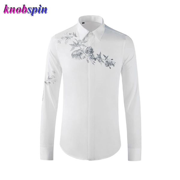 men's dress shirts sketch printed men shirt long sleeve business male casual slim cotton chemise homme plus size 4xl, White;black
men's dress shirts sketch printed men shirt long sleeve business male casual slim cotton chemise homme plus size 4xl, White;black