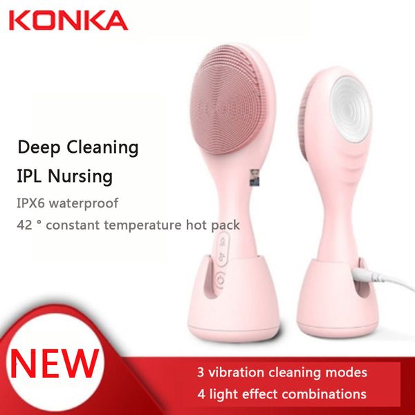 konka 3 in 1 facial cleaning brush sonic vibration mini face cleaner silicone deep pore cleaning electric face massager ing
konka 3 in 1 facial cleaning brush sonic vibration mini face cleaner silicone deep pore cleaning electric face massager ing