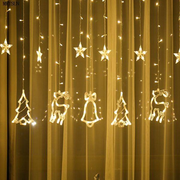 string lights led for home hanging garland christmas tree decor ornament navidad xmas gift new year, Black
string lights led for home hanging garland christmas tree decor ornament navidad xmas gift new year, Black