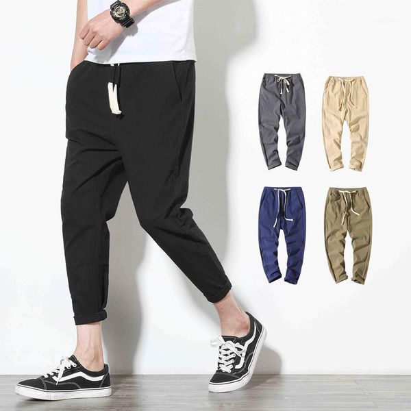 linen cotton summer casual pants men slim thin ankle length pants men loose breathable fashion1, Black
linen cotton summer casual pants men slim thin ankle length pants men loose breathable fashion1, Black