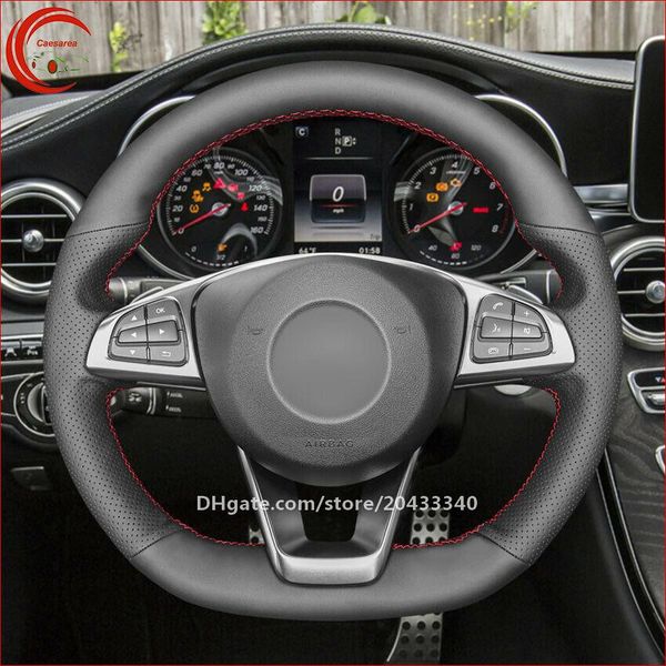 hand sew black leather car steering wheel cover for benz c200 c250 c300 b250 260
hand sew black leather car steering wheel cover for benz c200 c250 c300 b250 260