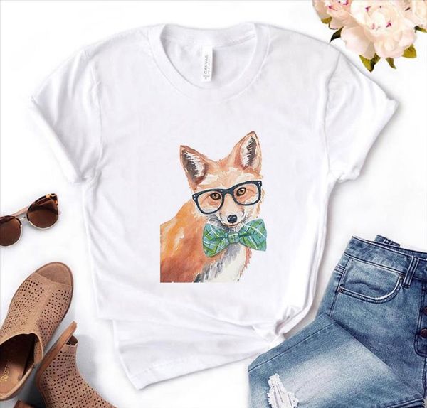 fox bow print women tshirt cotton casual funny t shirt gift for lady yong girl tee pm 74, White
fox bow print women tshirt cotton casual funny t shirt gift for lady yong girl tee pm 74, White
