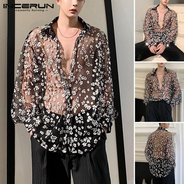 incerun men long sleeve mesh shirts turn down collar casual printing shirt man see through loose blouse fashion party blusas 5xl1, White;black
incerun men long sleeve mesh shirts turn down collar casual printing shirt man see through loose blouse fashion party blusas 5xl1, White;black