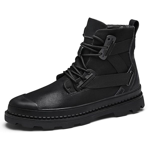 2020 genuine leather men boots winter waterproof ankle boots riding outdoor working snow men shoes, Black
2020 genuine leather men boots winter waterproof ankle boots riding outdoor working snow men shoes, Black