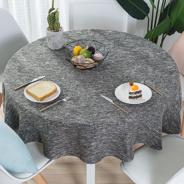 table cloth modern fashion round cover solid color home decortion cotton linen blend grey dining tablecloth r 120cm
table cloth modern fashion round cover solid color home decortion cotton linen blend grey dining tablecloth r 120cm