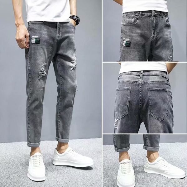 summer ripped nine point jeans men's casual jeansjeans and jeansloose casual men's thin fashion straight pants harem pants ujisw, Blue
summer ripped nine point jeans men's casual jeansjeans and jeansloose casual men's thin fashion straight pants harem pants ujisw, Blue
