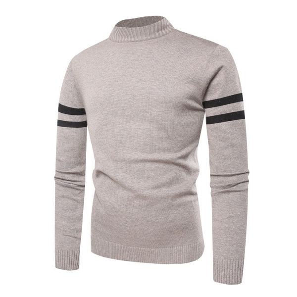 2020 autumn winter men's stripe knitted sweater cotton slim fitted korean clothes round neck pullover male casual retro sweaters, White;black
2020 autumn winter men's stripe knitted sweater cotton slim fitted korean clothes round neck pullover male casual retro sweaters, White;black