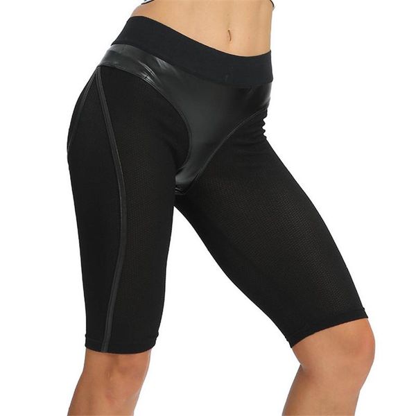 pu leather women's sports high waist short athletic gym workout fitness yoga legging briefs breathable kg-103, White;red
pu leather women's sports high waist short athletic gym workout fitness yoga legging briefs breathable kg-103, White;red
