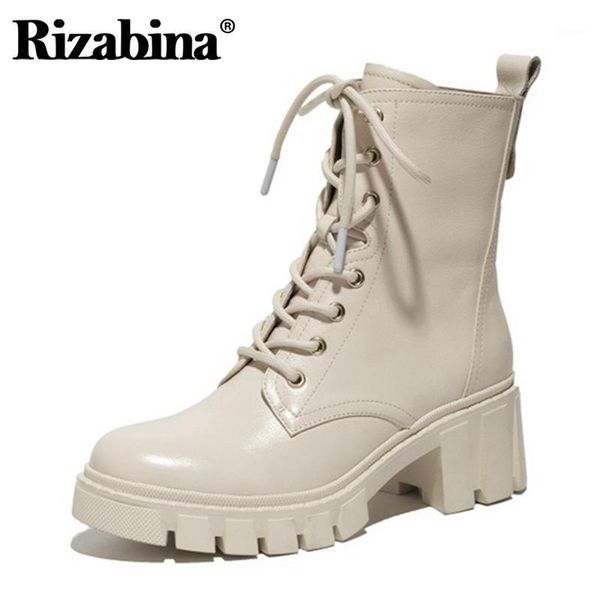 boots rizabina woman short genuine leather thick bottom platform ankle cool winter shoes footwear size 34-391, Black
boots rizabina woman short genuine leather thick bottom platform ankle cool winter shoes footwear size 34-391, Black