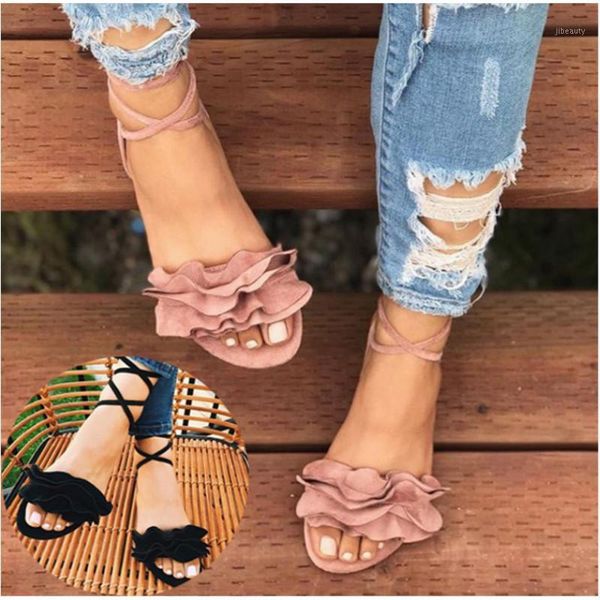 summer shoes woman cross bandage sandals flats lace-up ankle strap sandalias mujer women's shoes ruffles sandal plus size1, Black
summer shoes woman cross bandage sandals flats lace-up ankle strap sandalias mujer women's shoes ruffles sandal plus size1, Black