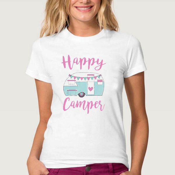 women tshirts tee happy camper casual travel printed cute woman female clothes ladies print tshirt t-shirt short sleeve t, White
women tshirts tee happy camper casual travel printed cute woman female clothes ladies print tshirt t-shirt short sleeve t, White