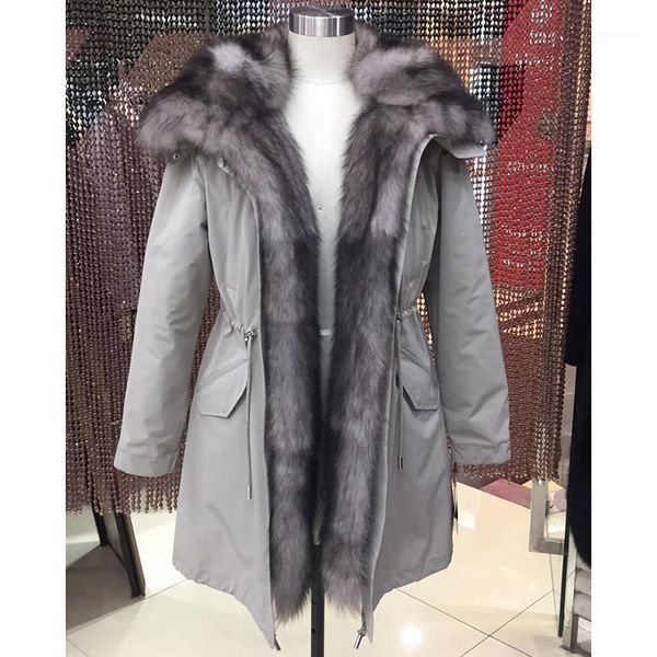women winter parka coat jacket collar detachable liner in the hood fur 95cm length quality fabric 750911, Black
women winter parka coat jacket collar detachable liner in the hood fur 95cm length quality fabric 750911, Black