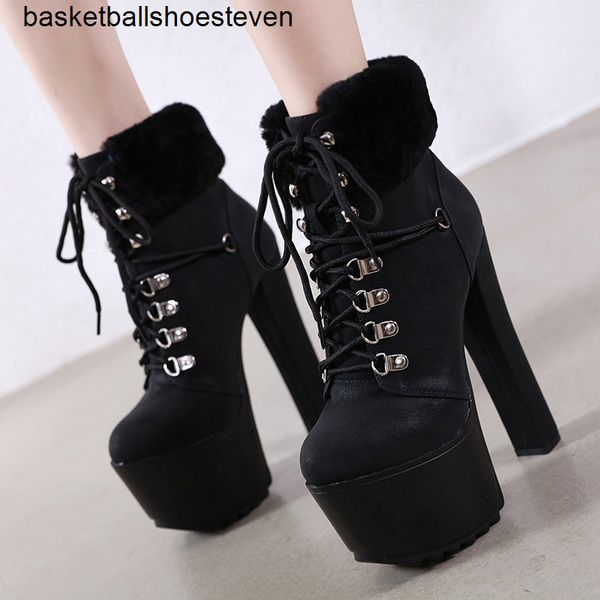 зимняя 16см теплый меховой воротник узелок коренастый пятки лодыжки bootie come with размер коробки 34 до 40, Black
зимняя 16см теплый меховой воротник узелок коренастый пятки лодыжки bootie come with размер коробки 34 до 40, Black