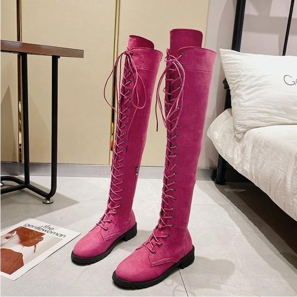 new 2021 ladies lace above the knee platfrom women's shoes thigh high-zapped boots of more size 43 mujer aeph, Black
new 2021 ladies lace above the knee platfrom women's shoes thigh high-zapped boots of more size 43 mujer aeph, Black