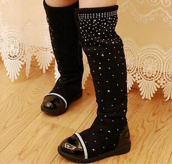 parent-child shoes new princess rhinestone girls high 2019 over knee leather children's long for kids fashion boots, Black;red
parent-child shoes new princess rhinestone girls high 2019 over knee leather children's long for kids fashion boots, Black;red