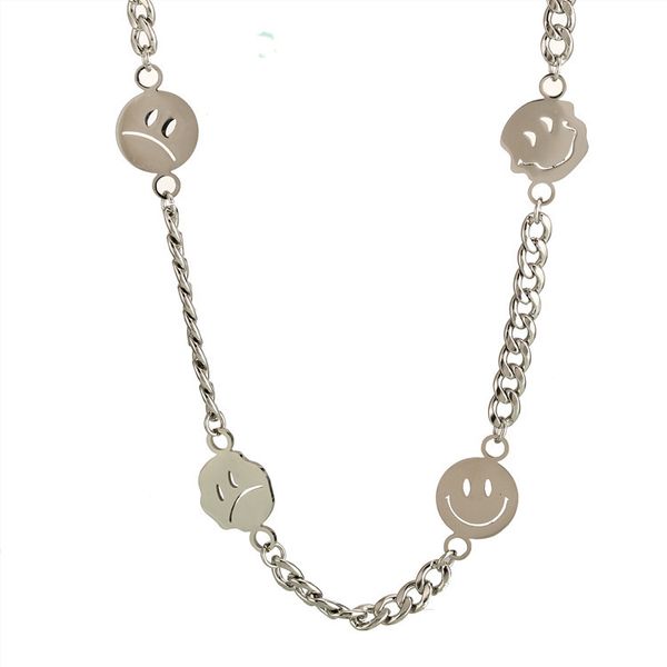 Titanium Steel Necklace Female Fashion Hip Hop Smiling Face Stainless Steel Chain For Male Jewelry
Titanium Steel Necklace Female Fashion Hip Hop Smiling Face Stainless Steel Chain For Male Jewelry