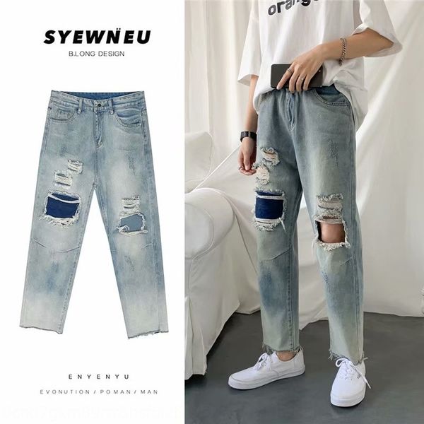 uofmj летних декадентские джинсов и jeanspants и jeansstyle мужских модных брюк джинсы отверстие прямой свободный корейский стиль модных кра, Blue
uofmj летних декадентские джинсов и jeanspants и jeansstyle мужских модных брюк джинсы отверстие прямой свободный корейский стиль модных кра, Blue