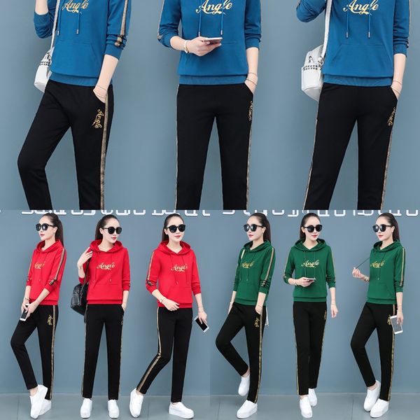 sportswear sweater sweaterwomen's spring and autumn 2020 new fashion foreign style long sleeve sweater loose running suit casual two pi, Gray
sportswear sweater sweaterwomen's spring and autumn 2020 new fashion foreign style long sleeve sweater loose running suit casual two pi, Gray