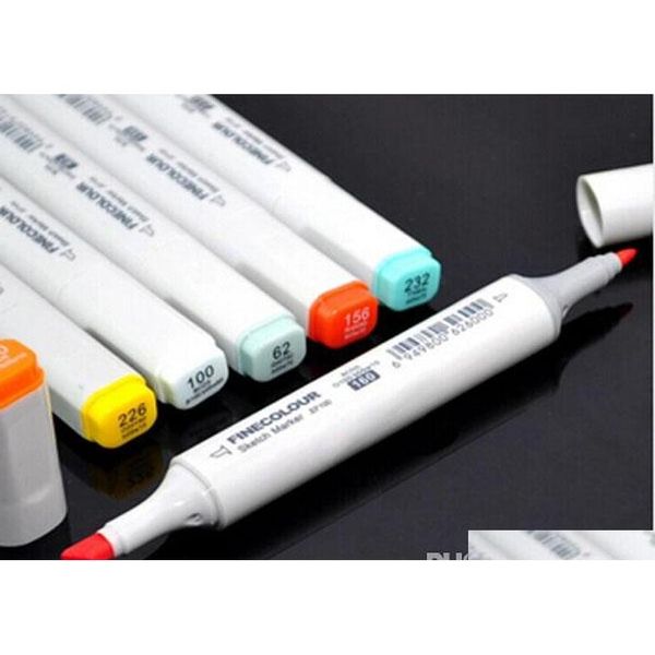 2019 Fashion 72 Industrial Design Commonly Used Color Finecolour A Generation Oily Marker Pen Touch Sketch Sets Alcohol Vk08m