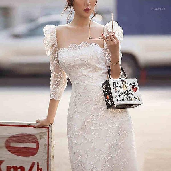 casual dresses 2021 korea lace bodycon slim dress women elegant three quarter sleeve summer square collar work wear vestidos1, Black;gray
casual dresses 2021 korea lace bodycon slim dress women elegant three quarter sleeve summer square collar work wear vestidos1, Black;gray