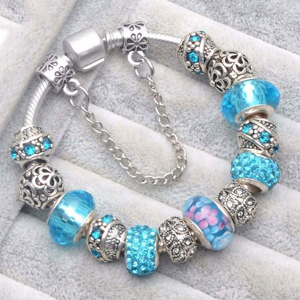 charm bracelets togory christmas gift crystal round beads fits original bangles for women couple pulsera jewelry, Golden;silver
charm bracelets togory christmas gift crystal round beads fits original bangles for women couple pulsera jewelry, Golden;silver