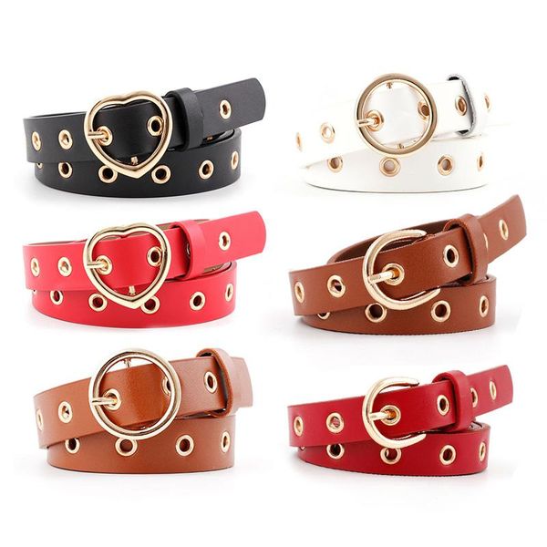 new fashion women pu leather belts heart round buckle candy colors airhole waist belt dress trouser jeans wild female waistband, Black;brown
new fashion women pu leather belts heart round buckle candy colors airhole waist belt dress trouser jeans wild female waistband, Black;brown