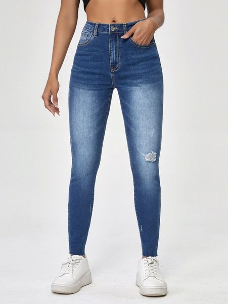 washed ripped skinny jeans l0ej#, Blue
washed ripped skinny jeans l0ej#, Blue