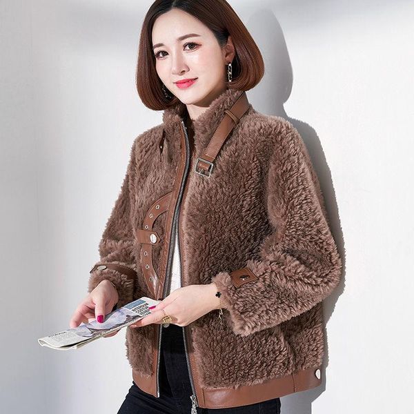 real fur coat female wool jacket winter coat women clothes 2020 new outwear sheep shearling suede lining q278, Black
real fur coat female wool jacket winter coat women clothes 2020 new outwear sheep shearling suede lining q278, Black