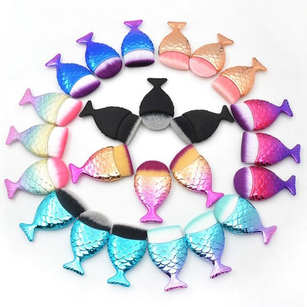 mini professional mermaid shape makeup brush powder brush foundation cosmetic fish brushes makeup tools 27 colors
mini professional mermaid shape makeup brush powder brush foundation cosmetic fish brushes makeup tools 27 colors