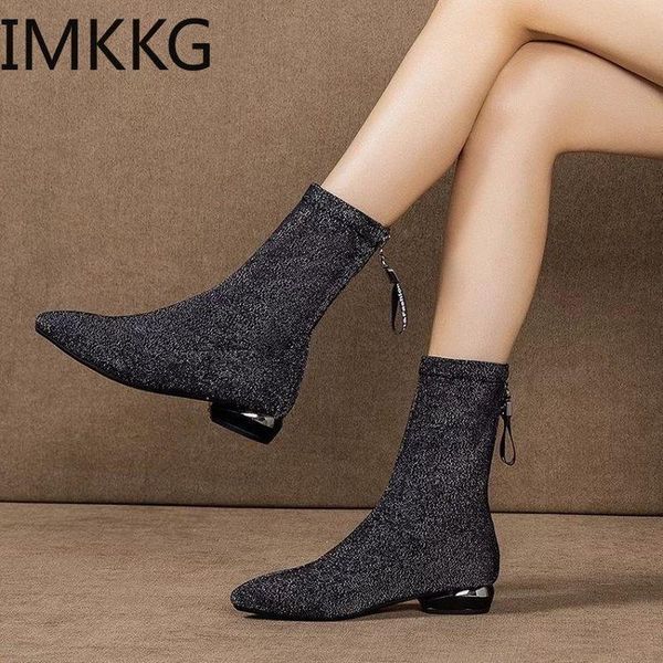 2021 size 40 women sock boots ladies casual mid calf sequin black booties elastic stretch plush winter snow zapatos de mujer
2021 size 40 women sock boots ladies casual mid calf sequin black booties elastic stretch plush winter snow zapatos de mujer