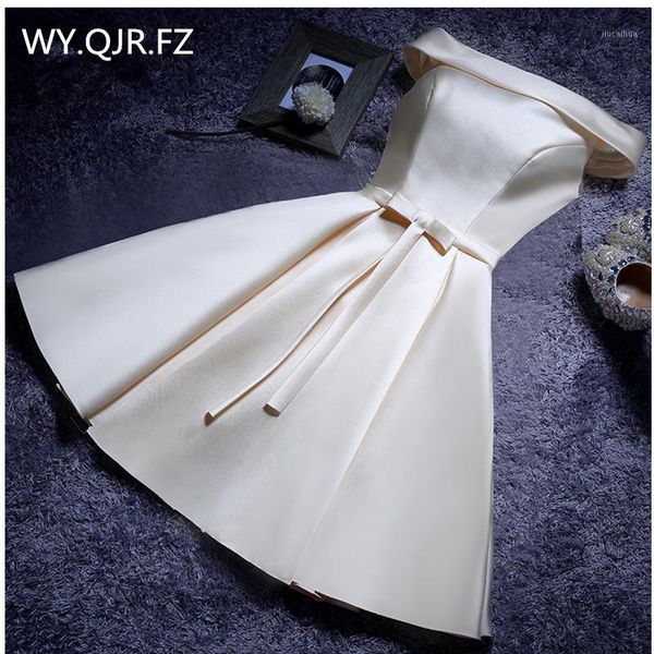 yll034x#boat neck lace up twill satin cloth pink red evening dresses short bride wedding party toast dress gown prom wholesale1, White;black
yll034x#boat neck lace up twill satin cloth pink red evening dresses short bride wedding party toast dress gown prom wholesale1, White;black
