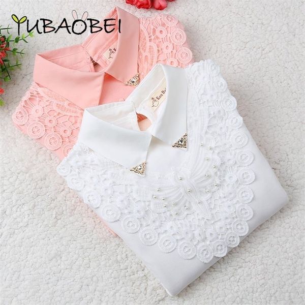 spring fall cotton blouse for big girls embroidery school clothes children baby girl long sleeve lace shirt kids 3-12 years 220314, White;black
spring fall cotton blouse for big girls embroidery school clothes children baby girl long sleeve lace shirt kids 3-12 years 220314, White;black