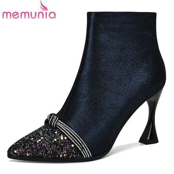 memunia 2020 crystal elegant thin high heel party wedding shoes women ankle boots autumn winter dress shoes ladies, Black
memunia 2020 crystal elegant thin high heel party wedding shoes women ankle boots autumn winter dress shoes ladies, Black