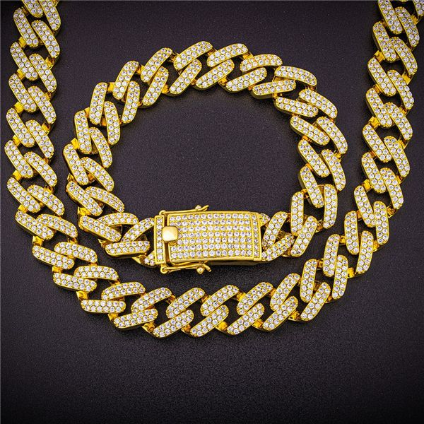 16-24inch 14mm width gold silver colors micro setting clear cz stone cuban chains necklaces bracelet for men hip hop jewelry
16-24inch 14mm width gold silver colors micro setting clear cz stone cuban chains necklaces bracelet for men hip hop jewelry