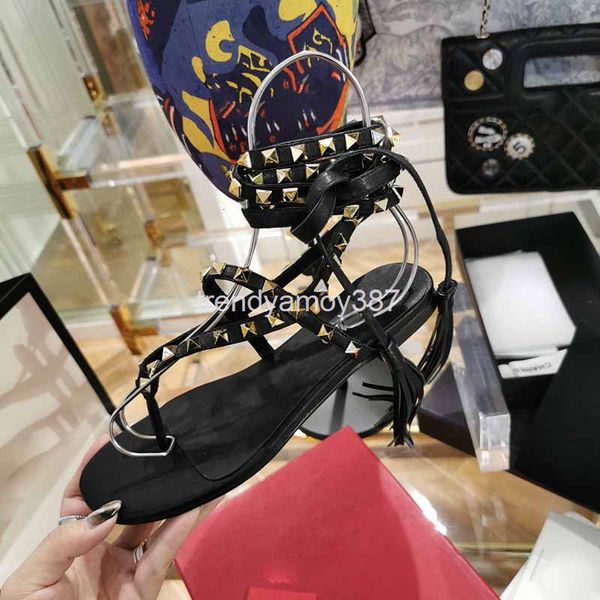 sandals summer sandals women's korean fashion rivet thick heel shoes net red roman sandals, Black
sandals summer sandals women's korean fashion rivet thick heel shoes net red roman sandals, Black